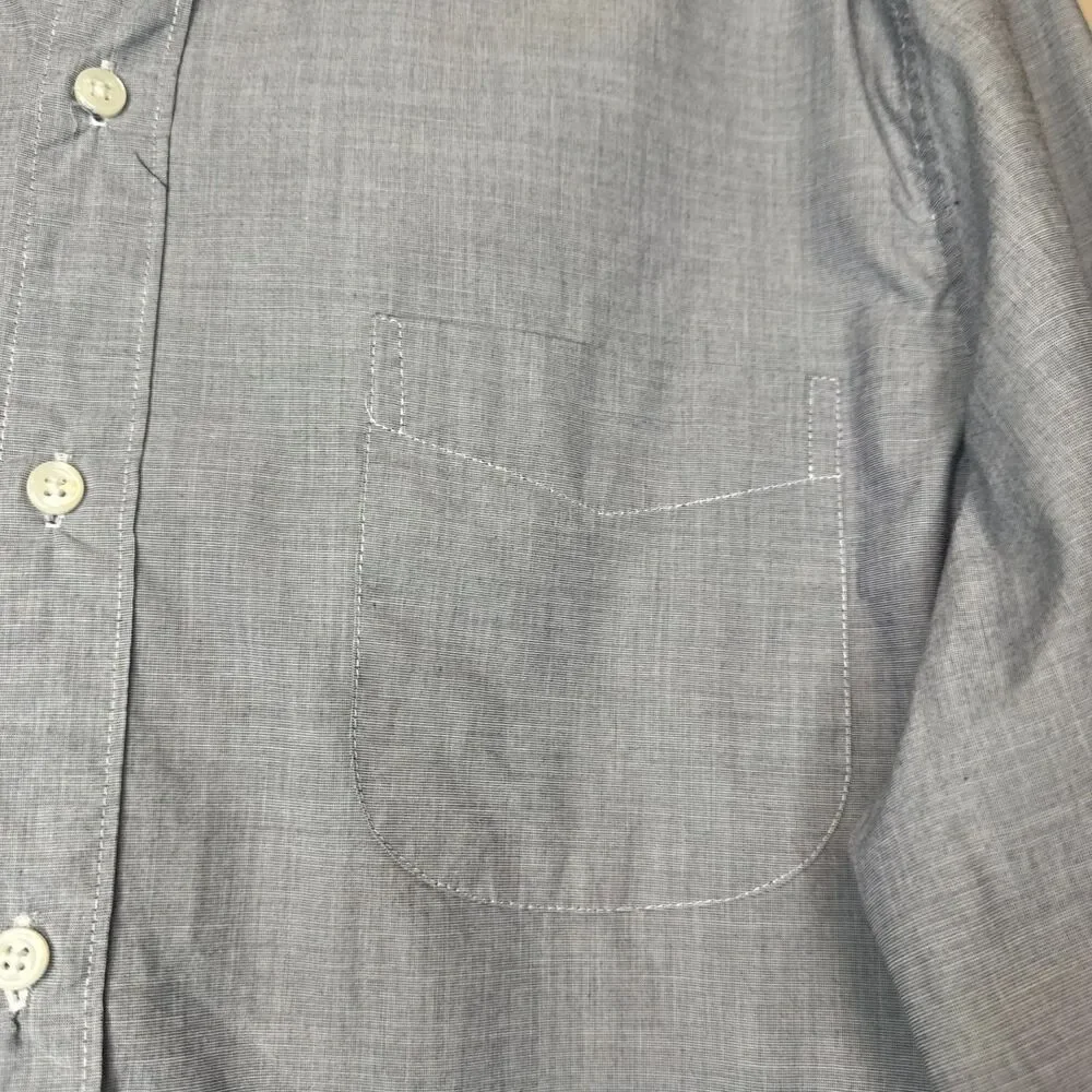J. CREW men's size large L Coolmax slim secret wash shirting lightweight shirt